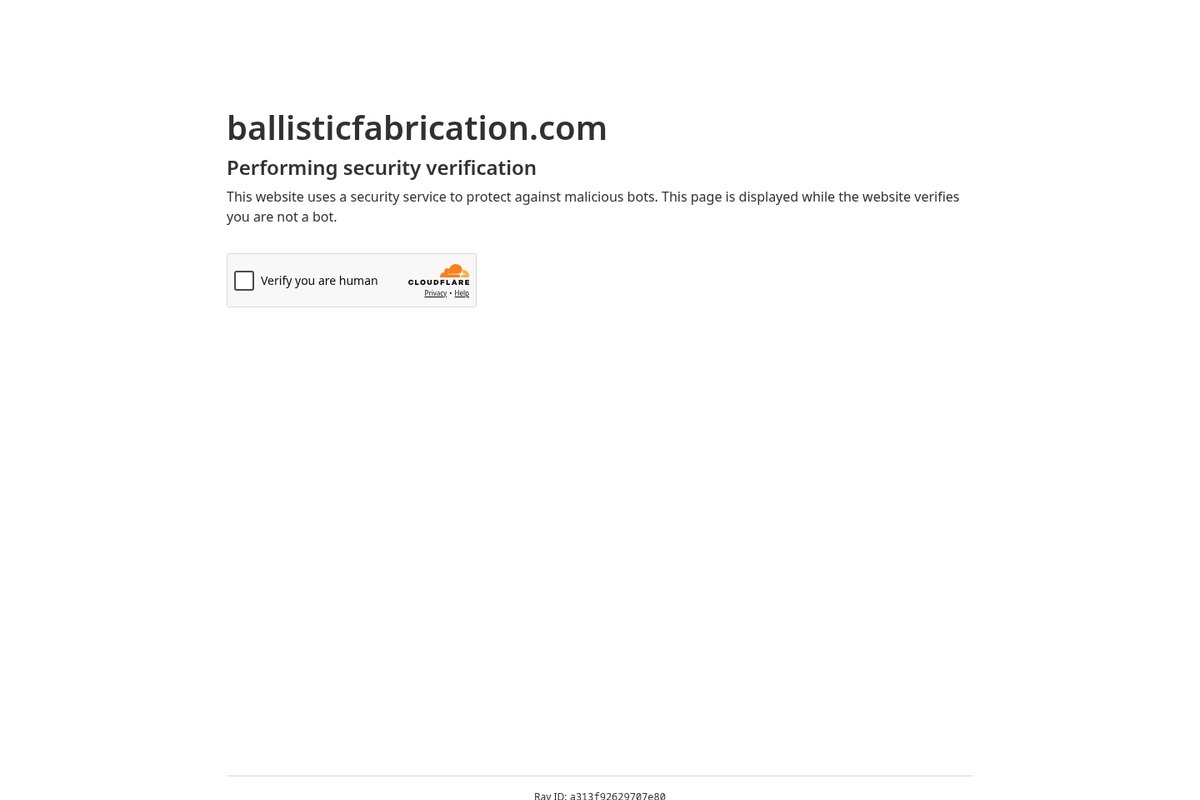 Ballistic Fabrication website — Shopify project by Neha Jain