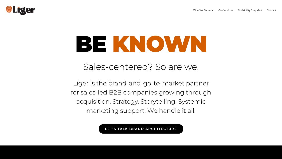Liger Partners website — Webflow project by Neha Jain