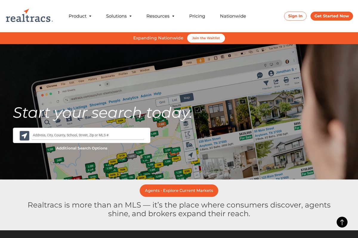 RealTracs website — WordPress project by Neha Jain