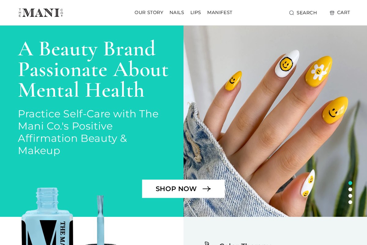 The Mani Co website — Shopify project by Neha Jain